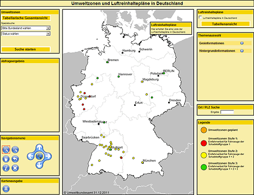 Kfz-Steuer Pkw, Umweltzonen in Deutschland 2024, Umweltplaketten